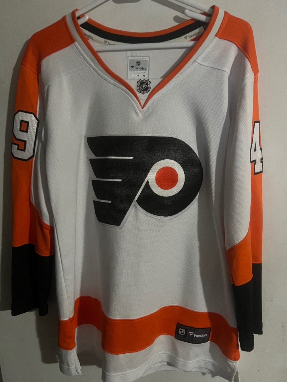 Philadelphia Flyers Joel Farabee Hockey Jersey ,Size Medium